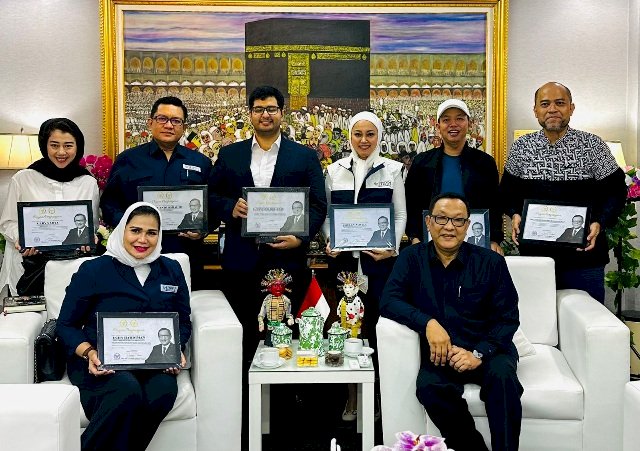 Minta Tetap Kedepankan Nilai Religius, PROF DR H DAILAMI FIRDAUS Menerima Silaturahmi Ketum Ucy Hardiman & Pengurus HIPPI DKI Jakarta