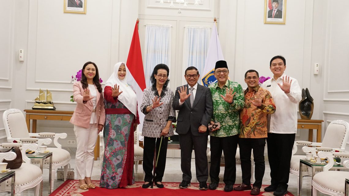 Audiensi Senator dengan Gubernur DKI Jakarta